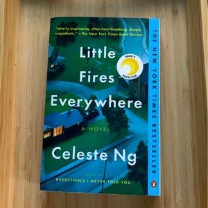 BOOK:
LITTLE FIRES EVERYWHERE
AUTHOR: CELESTE NG(PAPERBACK)